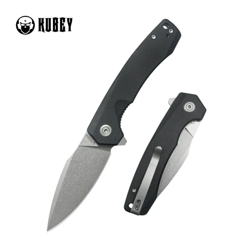Nóż składany Kubey Calyce Black G10, Beadblasted 14C28N (KU901T)-1 64501 