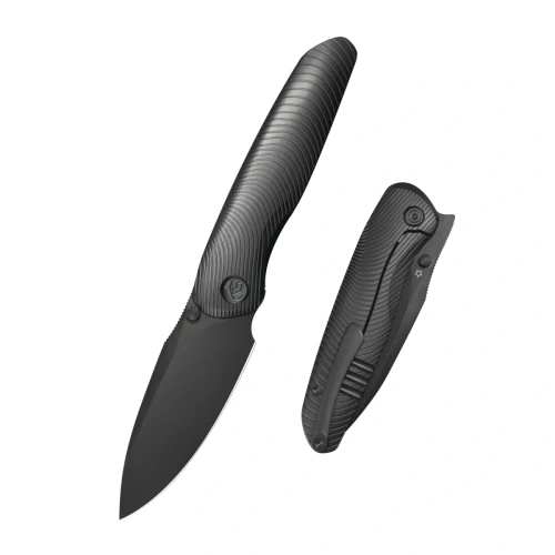 Nóż składany Kubey KB Knives Pioneer Black DLC Titanium, Black DLC 20CV by Evgeniy Bulychev (KB379C)-1 64507 
