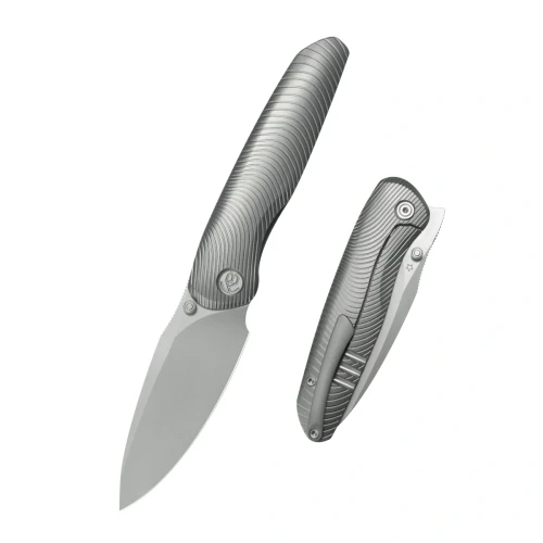 Nóż składany Kubey KB Knives Pioneer Gray Titanium, Beadblasted 20CV by Evgeniy Bulychev (KB379A)-1 64508 