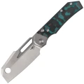 Nóż składany Bestech Nyrrdreki Titanium/Shipwreck Camo Carbon, Satin M390 by Fabian Hobbelen (BT2607C)-1 64514 