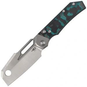 Nóż składany Bestech Nyrrdreki Titanium/Shipwreck Camo Carbon, Satin M390 by Fabian Hobbelen (BT2607C)