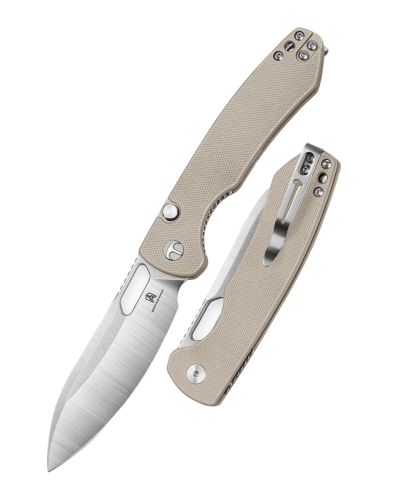 Nóż składany Bestechman Firebird Tan G10, Satin / Stonewashed D2 (BMK05B)-1 64516 