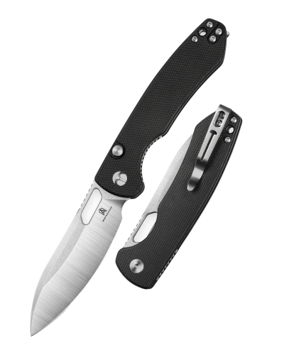 Nóż składany Bestechman Firebird Black G10, Satin / Stonewashed D2 (BMK05A)-1 64517 