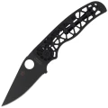 Nóż składany Spyderco Edgerati Black Aluminium, Black DLC CPM S30V by Sal Glesser (C266BKALBKP)-1 64535 