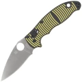 Nóż składany Spyderco Manix 2 Salt Yellow-Black G10, Satin MagnaCut by Eric Glesser (C101GBKYLMCP2)-1 64536 