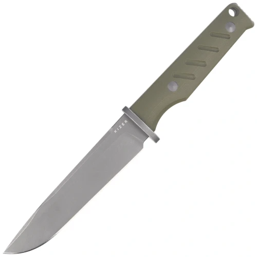 Nóż Kizer Camp 180 Olive Green G10, Gray Stonewashed AEB-L by Jonathan Styles (1096A2)-1 64543 