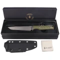 Nóż Kizer Camp 180 Olive Green G10, Gray Stonewashed AEB-L by Jonathan Styles (1096A2)-8 64543 