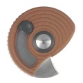 Nóż składany Kizer Snail-Trail Brass Aluminium, Satin AEB-L by Caleb Waldman (V2757A1)-1 64544 
