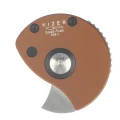Nóż składany Kizer Snail-Trail Brass Aluminium, Satin AEB-L by Caleb Waldman (V2757A1)-2 64544 