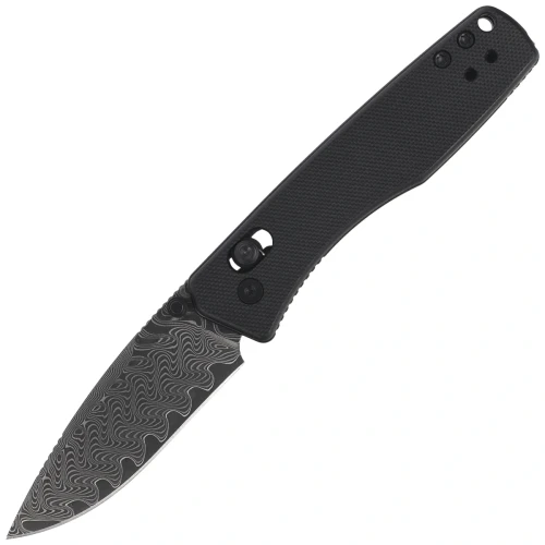 Nóż składany Kizer Aegis Black G10, Black Matte Damascus by Azo (V3774A2)-1 64545 