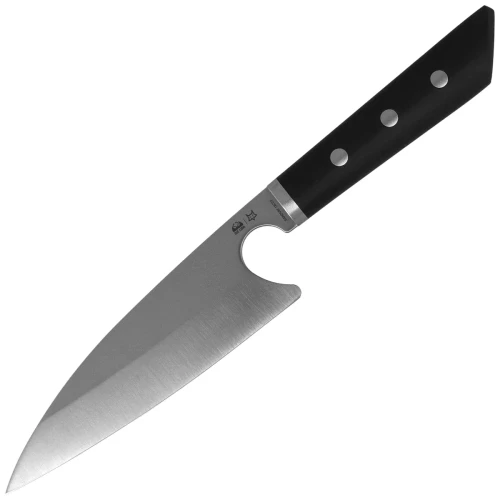 Nóż kuchenny Due Cigni PratiKO 2 - Petty Black G10, Satin Sandvik 12C27 by Michele Massaro (2C 3001)-1 64548 