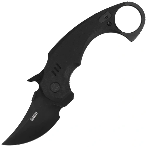 Nóż składany Kubey Jaw Pikal Black G10, Black Stonewashed 14C28N by MUZI Design (KU440F)-1 64562 