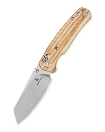 Nóż składany Bestechman Cicada's Wing Olive Wood, Satin 10Cr15MoV (BMK06-W-1)-1 64567 