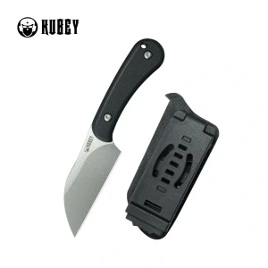 Nóż Kubey Rock Hopper Black G10, Beadblasted 14C28N by Scott Halpern (KU412A)