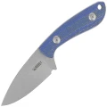 Noż Kubey Bloom Blue Micarta, Beadblasted 14C28N by Scott Halpern (KU411B)-1 64581 