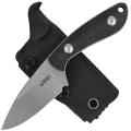 Noż Kubey Bloom Black Coarse Micarta, Beadblasted 14C28N by Scott Halpern (KU411A)-2 64582 