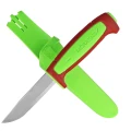 Nóż Mora Basic 511 (C) Ivy Green / Dala Red Polimer, Satin C100S Carbon-2 64590 