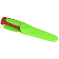 Nóż Mora Basic 511 (C) Ivy Green / Dala Red Polimer, Satin C100S Carbon-3 64590 