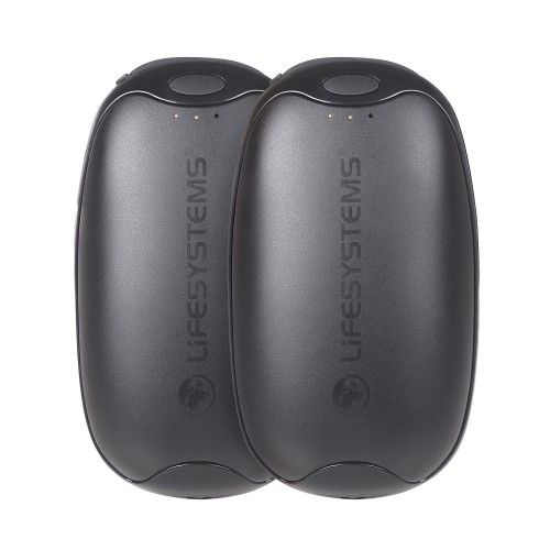 Ogrzewacze do rąk elektroniczny Lifesystems Rechargeable Dual Palm Handwarmers USB & USB C ports - black- 64621 