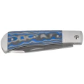 Nóż składany Kizer Trestle D Gray Aluminum / Multicolored Vortex Pattern Micarta, Satin Nitro-V by Azo (V3760A2)-2 64634 
