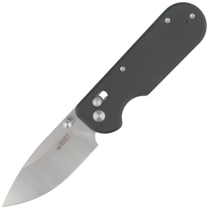 Nóż składany Kubey Bedrock Black G10, Satin D2 (KU505A)