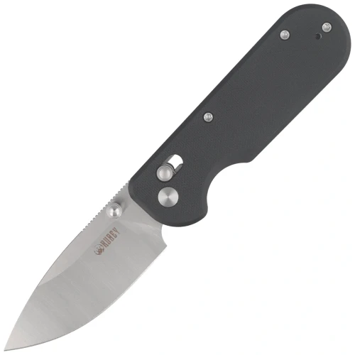 Nóż składany Kubey Bedrock Black G10, Satin D2 (KU505A)-1 64644 