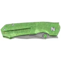Nóż składany Remette Rhino Green Crystallized Titanium, Pearlescent M390 (RNTB4)-2 64657 