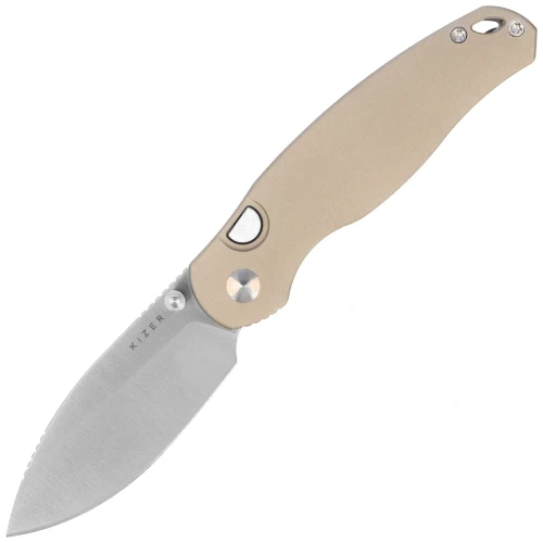 Nóż składany Kizer Phoca BD Sand Aluminium, Satin 14C28N (V3781BDA2)-1 64662 
