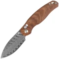 Nóż składany Kizer Phoca CD Mkuruti Wood, Acid Washed Damascus (V3781CDA3)-1 64663 