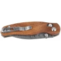 Nóż składany Kizer Phoca CD Mkuruti Wood, Acid Washed Damascus (V3781CDA3)-2 64663 