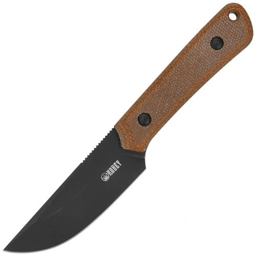 Nóż Kubey Thorn Brown Micarta, Blackwashed 14C28N by Scott Halpern (KU413F)-1 64669 