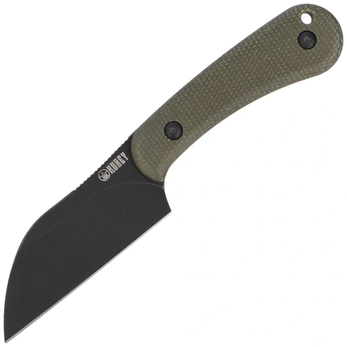 Nóż Kubey Rock Hopper Green Micarta, Blackwashed 14C28N by Scott Halpern (KU412F)-1 64672 