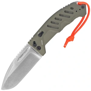 Nóż składany Extrema Ratio RAO C Outdoor Green Aluminium, Satin N690 (04.1000.0176/SAT)