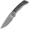 Nóż składany Remette RT-Steed Gray Titanium/Black-Green Carbon Fiber, Pearlescent M390 (RTWS-TY)-1 64680 