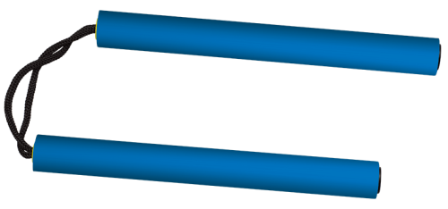Nunchaku treningowe Martinez Albinox Training Nunchacks Blue Foam (39806)-1 64702 