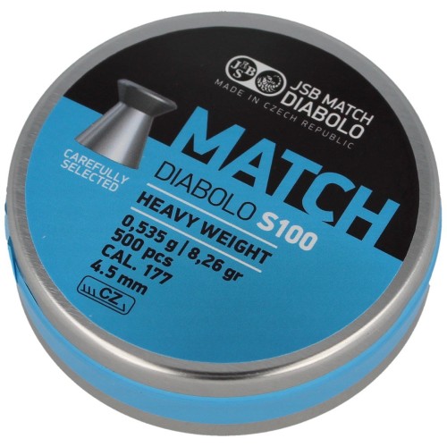 Śrut JSB Match Heavy Weight S100 4.50 mm, 500 szt. (000025-500)-1 64744 