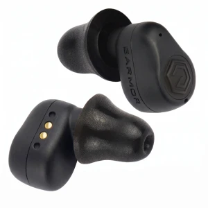 Earmor - Aktywne ochronniki słuchu M23T - NRR 25 dB - Bluetooth 6.0 - Czarne - M23T-AI-BK