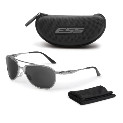 ESS - Okulary balistyczne InVINCEible Aviator - Gunmetal - Smoke Gray - EE4062-04-1 64819 