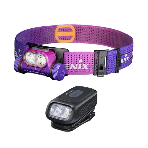 Zestaw latarek Fenix HM65R-T V2.0 nebula i E04R czarna- 64869 