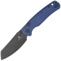 Nóż składany Bestechman Cicada's Wing-TL Blue Canvas Micarta, Black PVD 10Cr15CoMoV (BMK24-M-4)-1 64892 