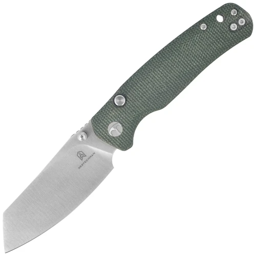 Nóż składany Bestechman Cicada's Wing-TL Green Canvas Micarta, Satin 10Cr15CoMoV (BMK24-M-2)-1 64894 
