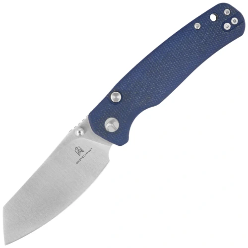 Nóż składany Bestechman Cicada's Wing-TL Blue Canvas Micarta, Satin 10Cr15CoMoV (BMK24-M-1)-1 64895 