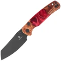 Nóż składany Bestechman Cicada's Wing-TL Red Resin / Wood, Black PVD 10Cr15CoMoV (BMK24-W-1)-1 64900 