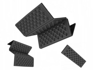 MFH Mata Składana Do Siedzenia Turystyczna Biwak 395x295x14mm CZARNA mfh biwakowa lekka. 