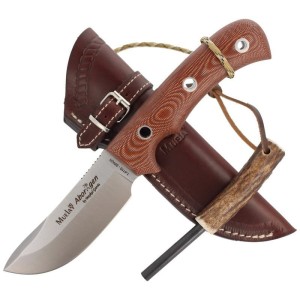 Nóż Muela Myśliwski Full Tang Bushcraft Micarta 120mm (ABORIGEN-12C)