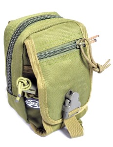 Organizer Kieszeń taktyczny MOLLE olive na drobiazgi potfel długopis multitool 