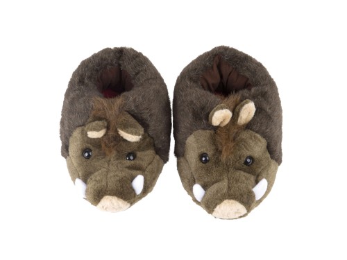 10157Kapcie Dzik Nature De Brenne pluszowe-1