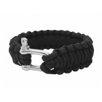 Bransoletka BCB paracord czarna