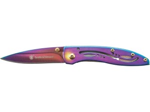Nóż Smith & Wesson Frame Lock Folding Pocket Knife CKLPR tęczowy