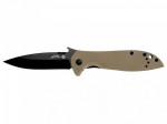 Nóż składany Kershaw Emerson 6054BRNBLK pustynny coyote turystyczny survival klips